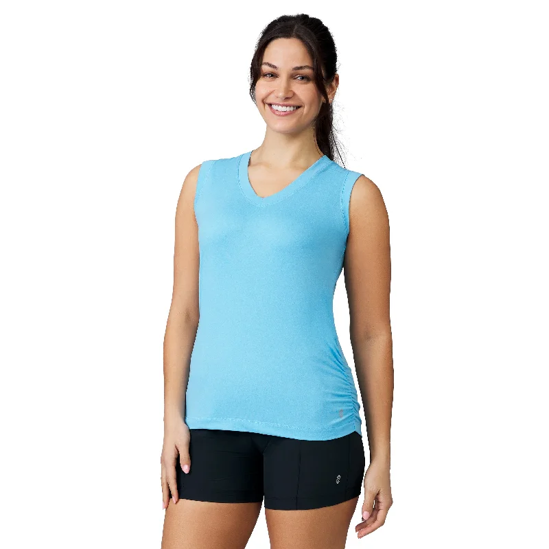 Free Country Women's Microtech Chill V-Neck Tank Top