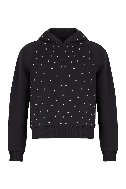 Studded Hoodie Sweatshirt