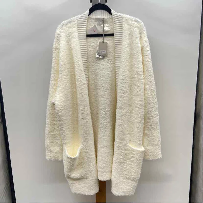 Barefoot Dreams Women's Size 3X Ivory Solid Cardigan