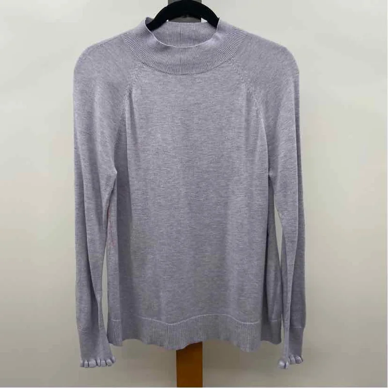 Loft Women's Size S Lavender Solid Sweater