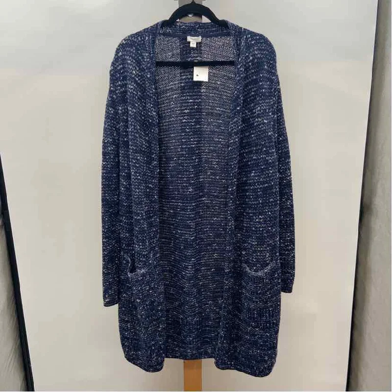 JJill Women's Size L Blue Blended Cardigan