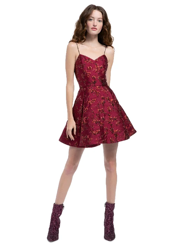 Anette Deep Pleat Cocktail Dress