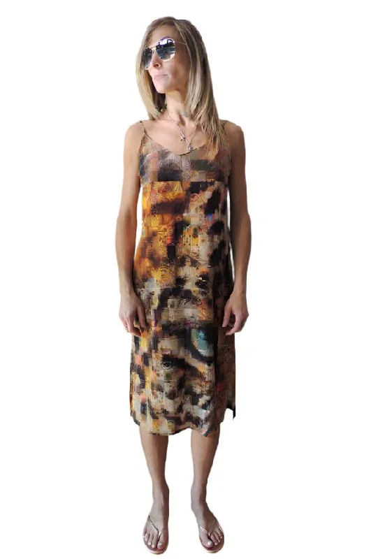 Tiger Collage Dress - Multi