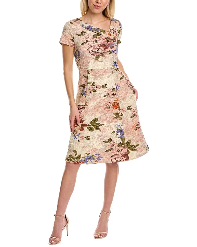 Adrianna Papell Cocktail Midi Dress