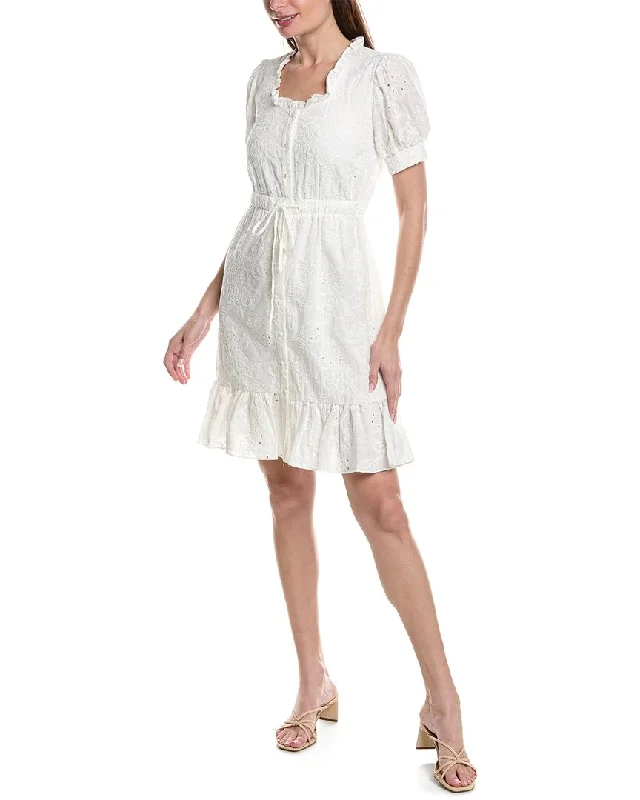 Nanette Nanette Lepore Olivia Eyelet Mini Dress