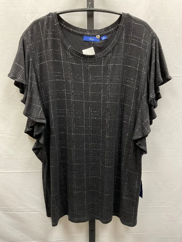 Black Top Short Sleeve Apt 9, Size Xl