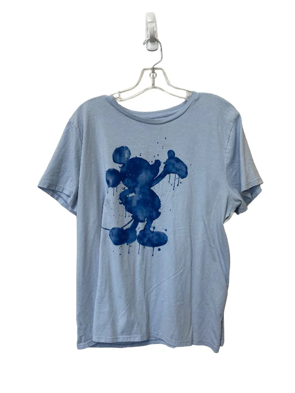 Blue Top Short Sleeve Disney Store, Size Xl