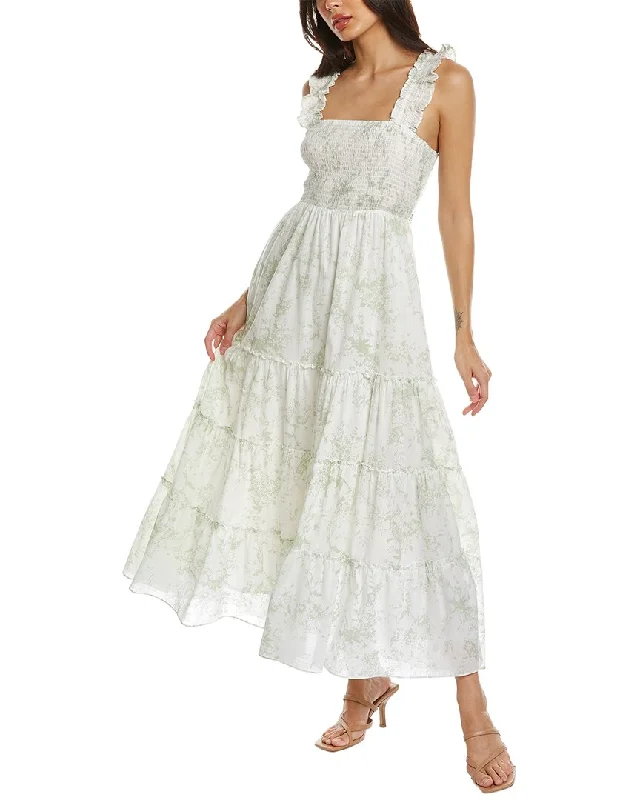 Lucy Paris Ivy Smocked Maxi Dress