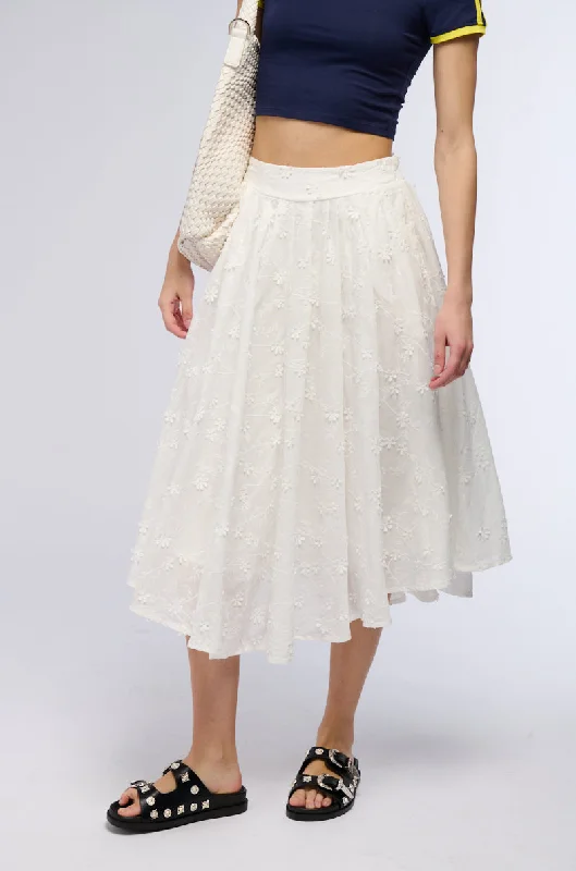 TOO EASY FLOWY MIDI SKIRT