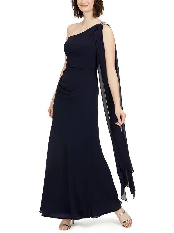 Womens Embellished Maxi Evening Dress