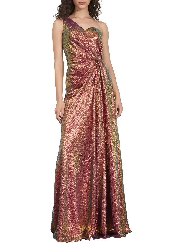 Womens Sequined Maxi Evening Dress