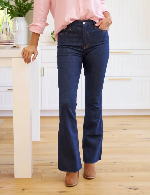 Flannigan Flare Jeans In 1979 Clear Rinse Wash