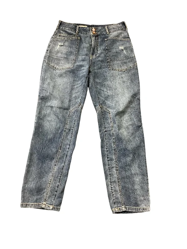 Jeans Straight By Pilcro In Blue Denim, Size: 6