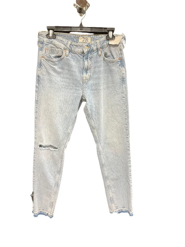 Jeans Straight By We The Free In Blue Denim, Size: 6