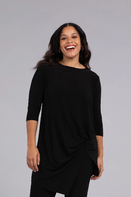 Side Twist Tunic | Black