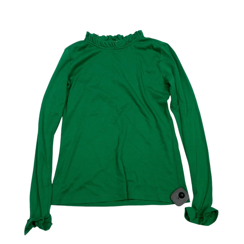 Top Long Sleeve By Ann Taylor In Green, Size: Xsp