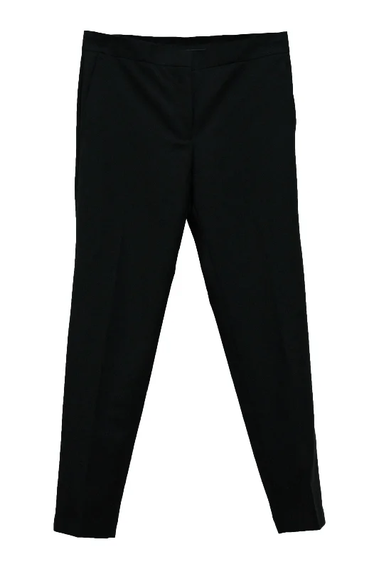 Acne Studios Straight-Leg Pants in Black Wool