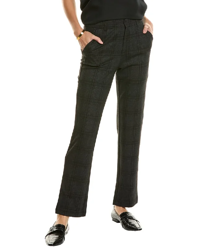 T Tahari High Waist Ankle Straight Pant