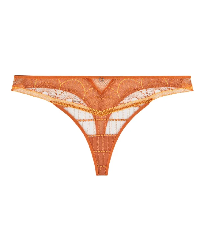 Aubade Pure Vibration Tanga Orange Pulp