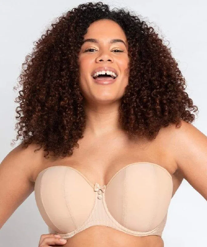 Curvy Kate Luxe Strapless Bra - Biscotti