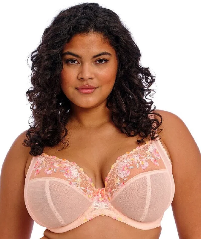 Elomi Himari Underwired Plunge Bra - Peach Whisper