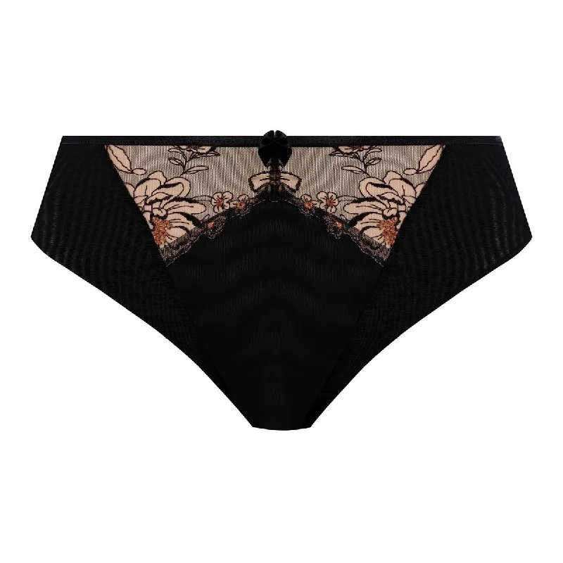 Elomi Teagan Thong Black Almond