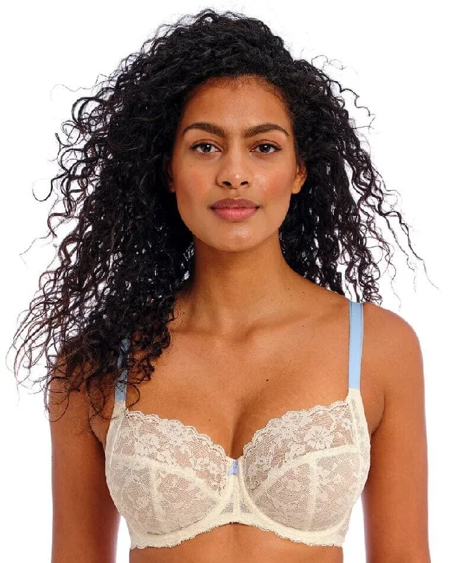 Freya Offbeat Underwired Side Support Bra - Something Blue