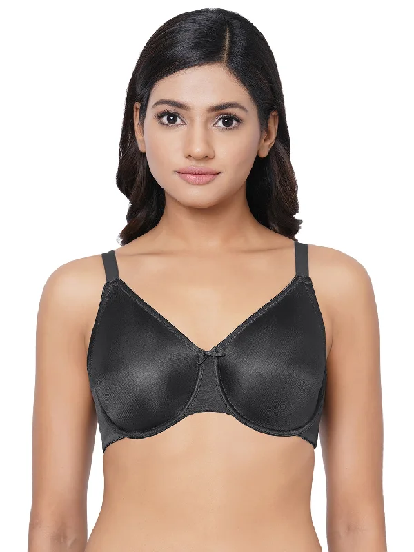 Pixie 2.0 Non Padded Wired Full Cup Everyday Wear Plus Size Full Support Minimizer Bra - Black