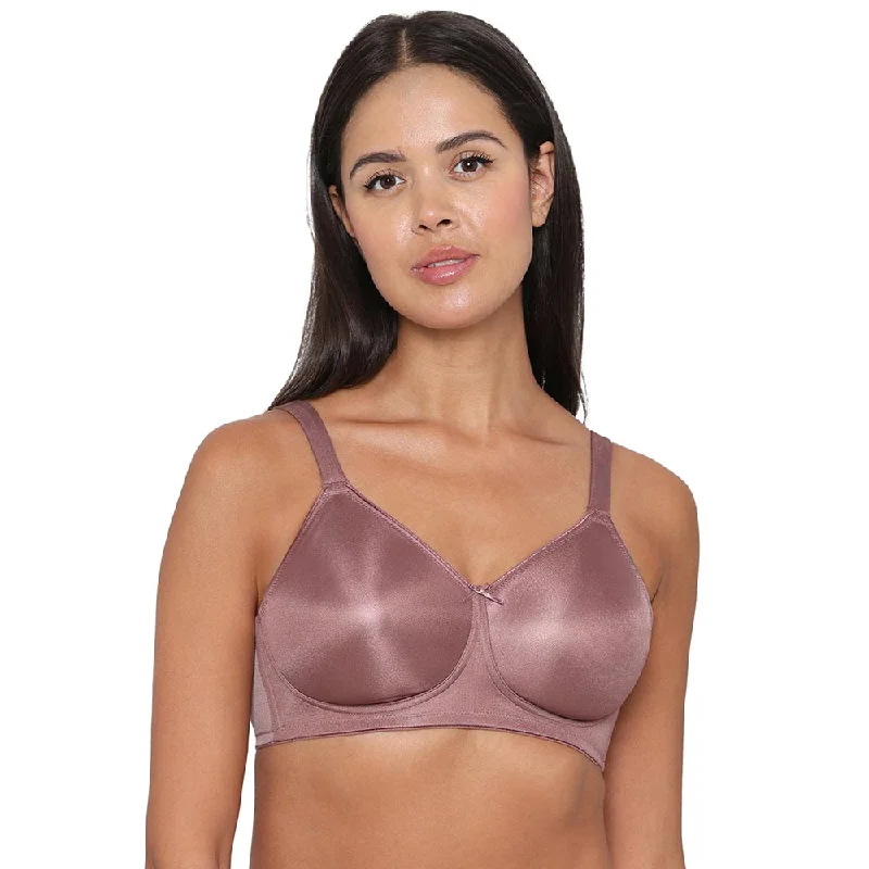 Pixie 2.0 Non Padded Non-Wired Full Cup Everyday Wear Plus Size Full Support Minimizer Bra - Brown