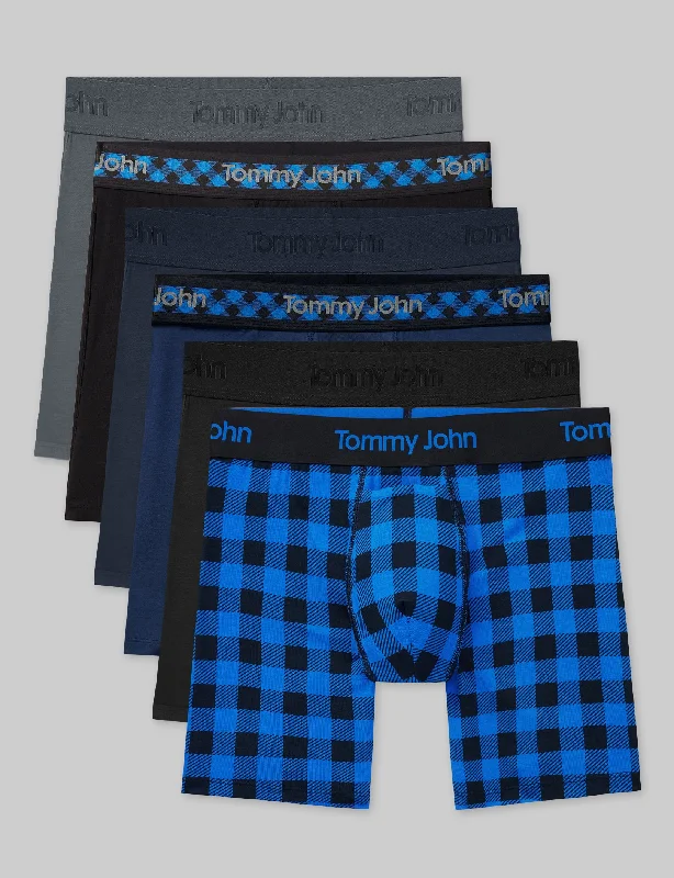 Blue Holiday Plaid Mix