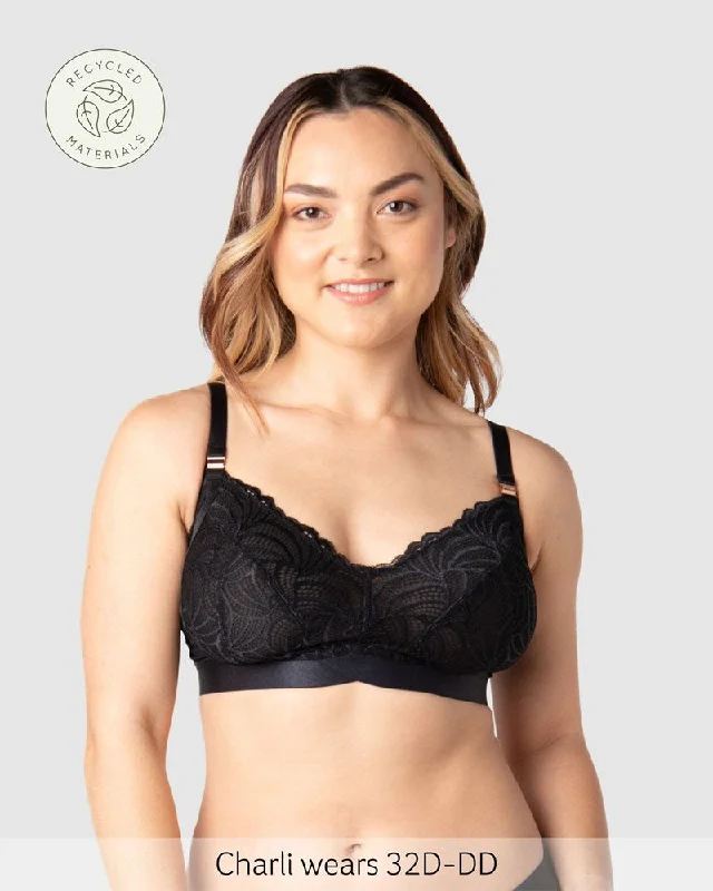 Warrior Multifit Nursing Bra - Black