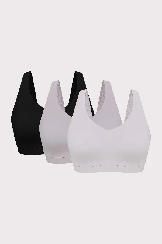 Barely Zero Fixed Cup Curve Bra Trio