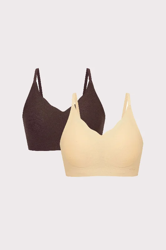 Barely Zero Fixed Cup Wavy Bra Bundle - Extended Sizes