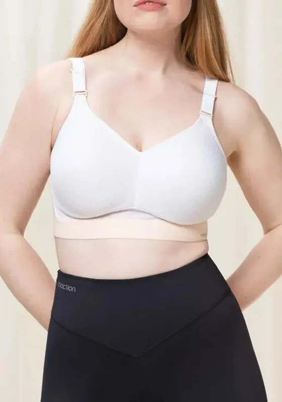 Triumph Triaction Hybrid Lite Sports Bra, White