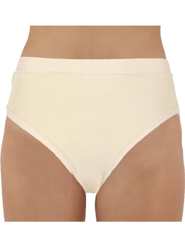 Womens Cotton Hi-Cut Brief Panty