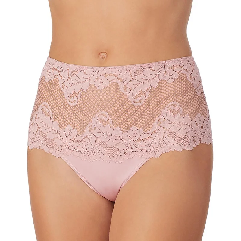 Womens Lace High Waist Thong Panty