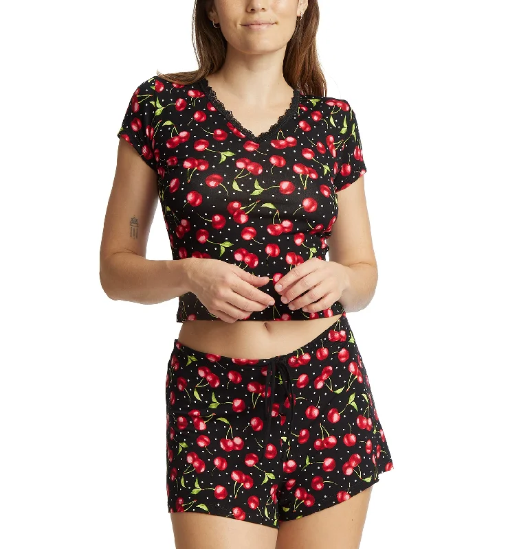 Hanky Panky DreamEase Printed Sleep Set (PR685546S) - Cherry Bomb