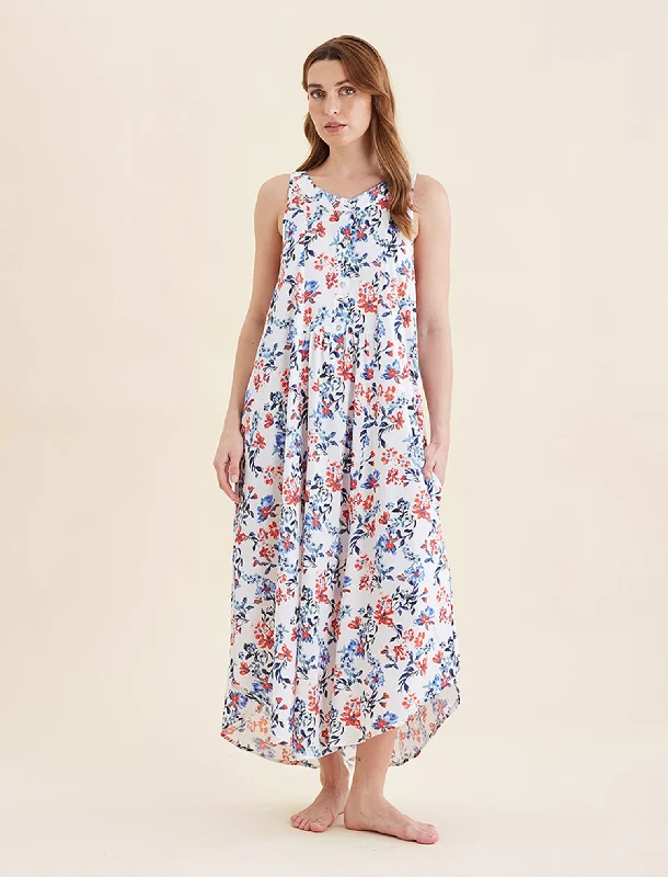 Harper Panel Front Maxi Nightie